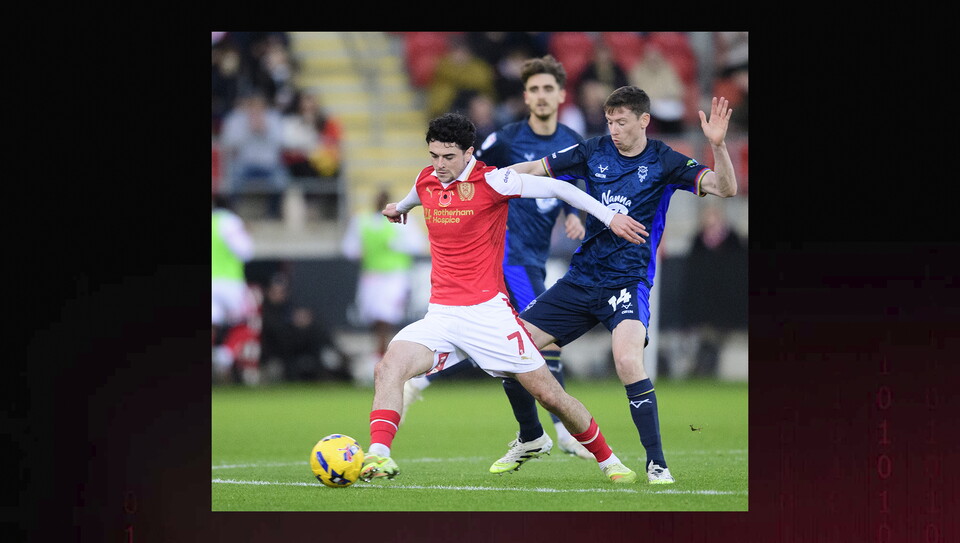 A match image from City's away game at Rotherham United