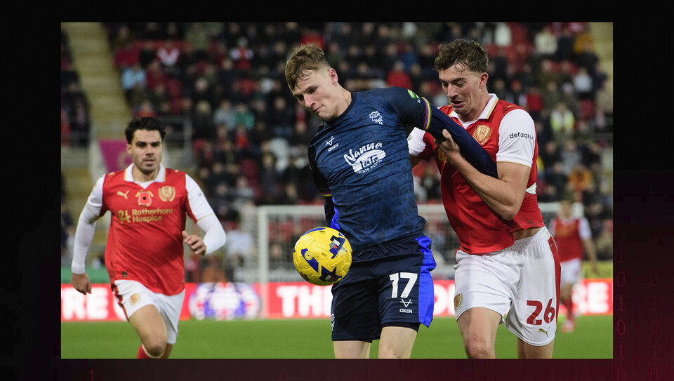 A match image from City's away game at Rotherham United