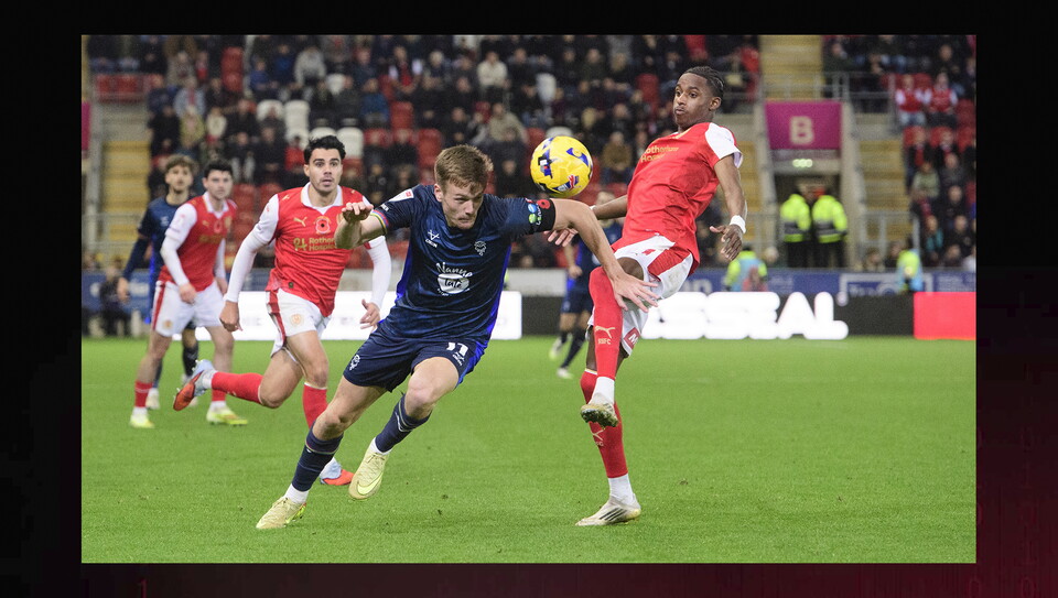 A match image from City's away game at Rotherham United