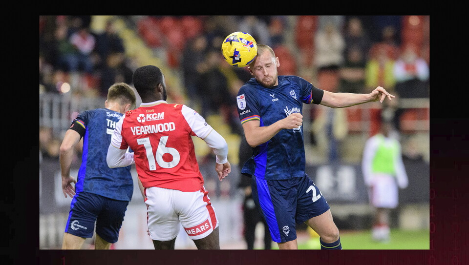 A match image from City's away game at Rotherham United