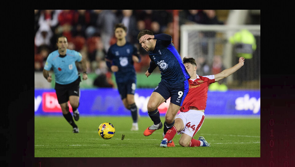 A match image from City's away game at Rotherham United