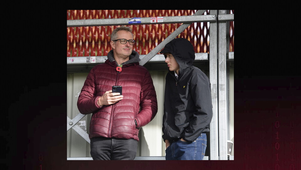 A fans image from the Imps’ away Emirates FA Cup first round game at Salford City