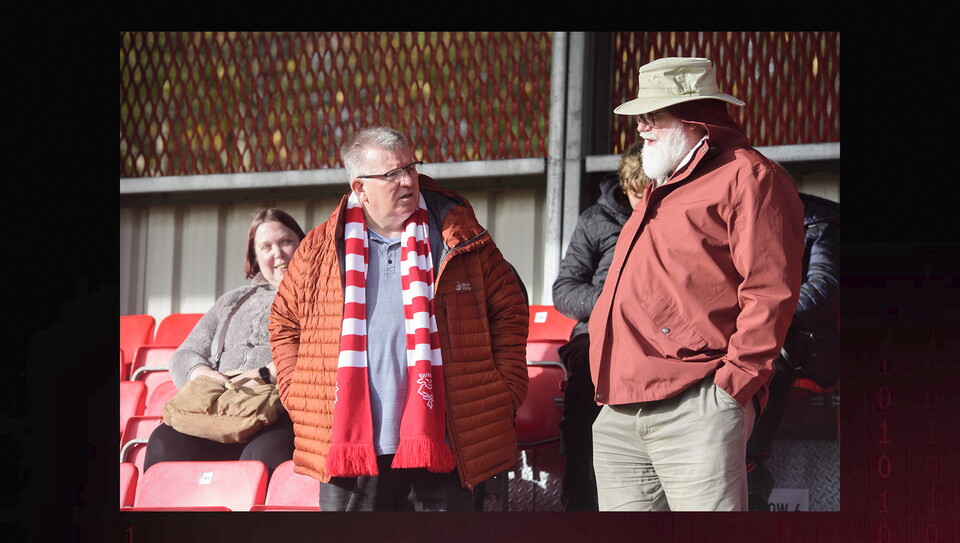 A fans image from the Imps’ away Emirates FA Cup first round game at Salford City