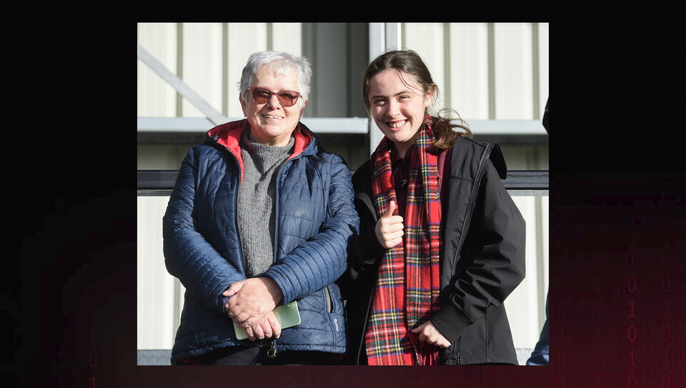 A fans image from the Imps’ away Emirates FA Cup first round game at Salford City