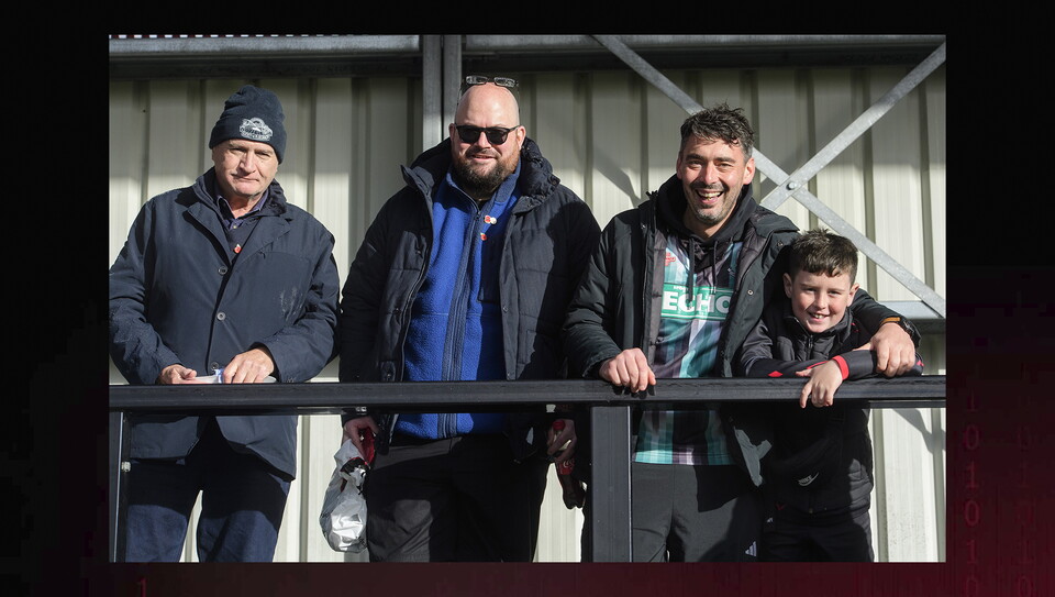 A fans image from the Imps’ away Emirates FA Cup first round game at Salford City