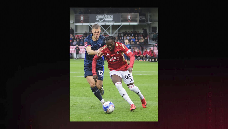 A match image from City’s away Emirates FA Cup first round game at Salford City