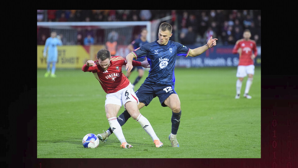 A match image from City’s away Emirates FA Cup first round game at Salford City