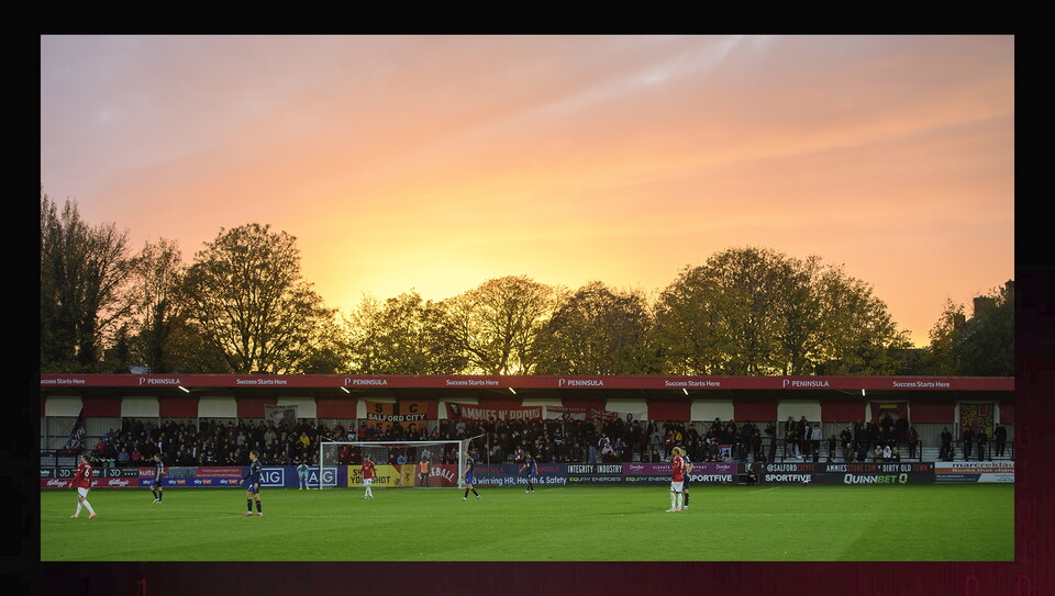 A match image from City’s away Emirates FA Cup first round game at Salford City