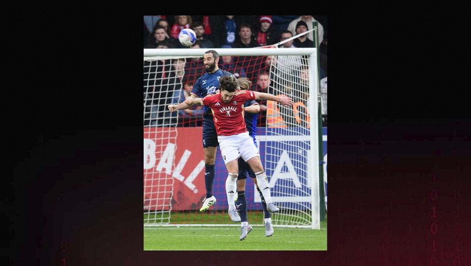 A match image from City’s away Emirates FA Cup first round game at Salford City