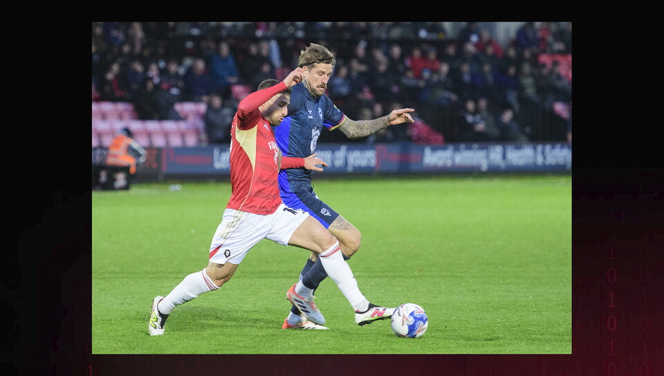 A match image from City’s away Emirates FA Cup first round game at Salford City
