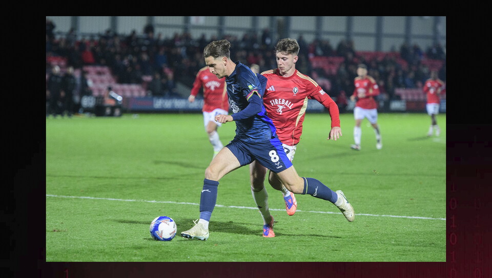A match image from City’s away Emirates FA Cup first round game at Salford City