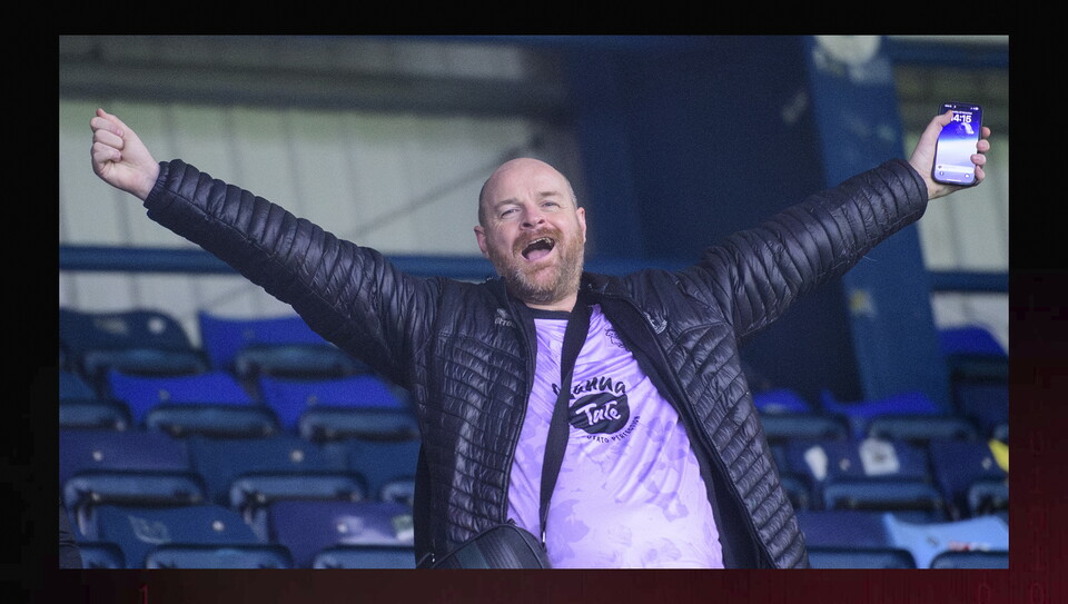 A fans image from City’s away game at Wycombe Wanderers