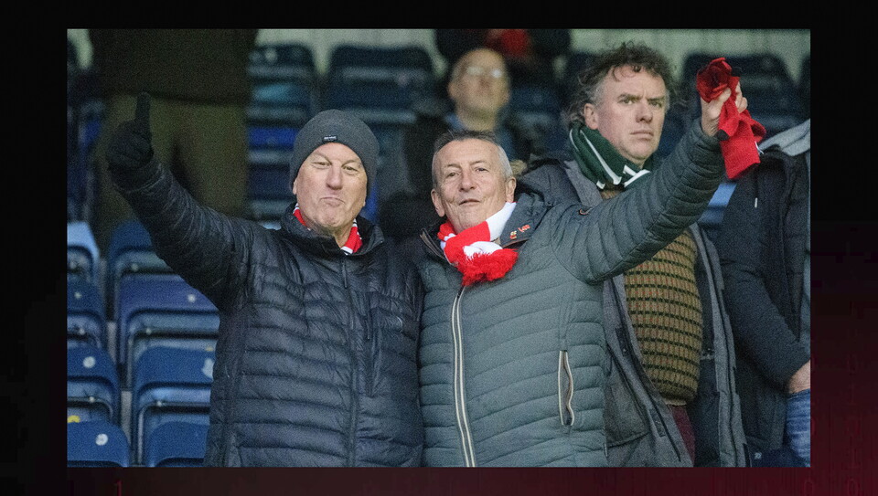 A fans image from City’s away game at Wycombe Wanderers