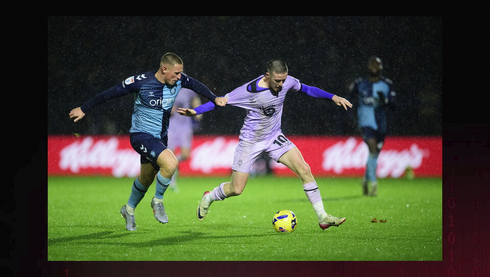A match image from City’s away game at Wycombe Wanderers