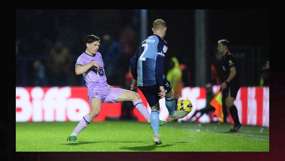 A match image from City’s away game at Wycombe Wanderers