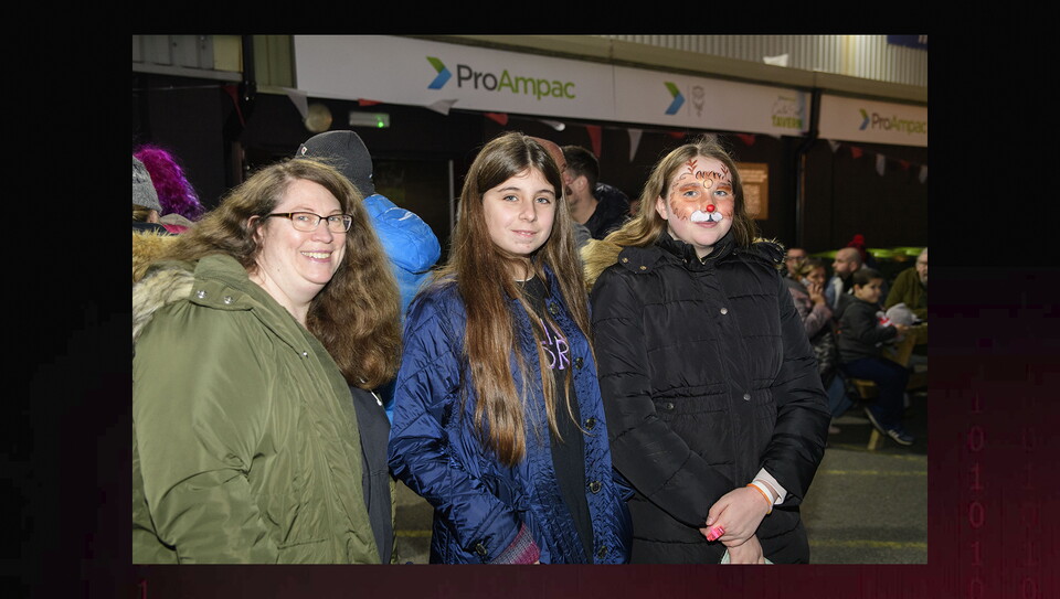 Lincoln City’s 2025 fireworks display, with ProAmpac, at LNER Stadium, Lincoln.