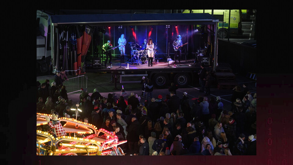 Lincoln City’s 2025 fireworks display, with ProAmpac, at LNER Stadium, Lincoln.