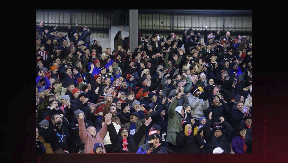 A fans image from City’s 2-0 win at Barnsley
