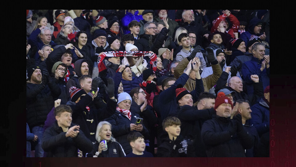 A fans image from City’s 2-0 win at Barnsley