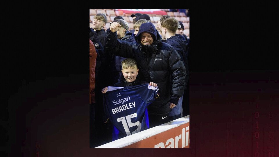 A fans image from City’s 2-0 win at Barnsley