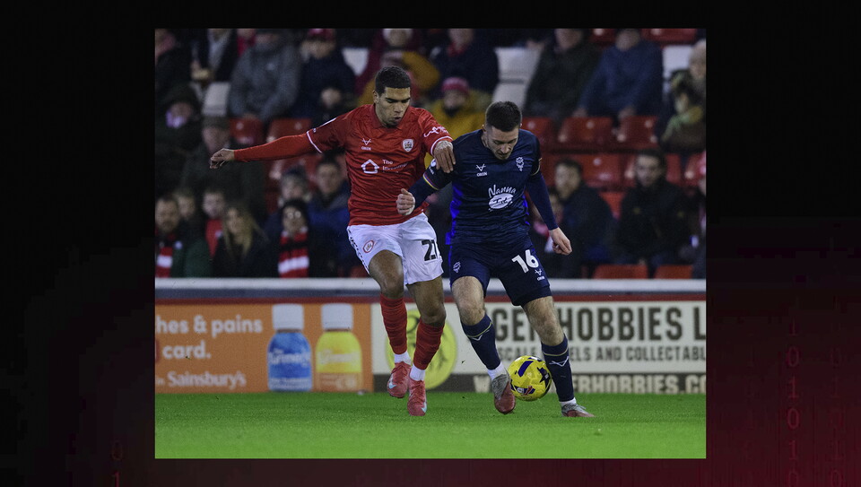 A match image from City’s 2-0 win at Barnsley