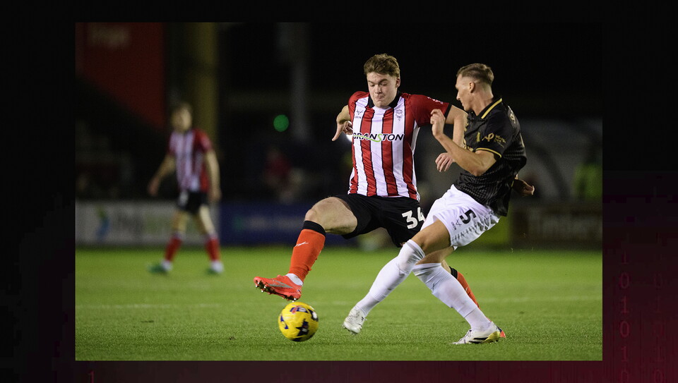 A match action image from City’s game vs Barnsley