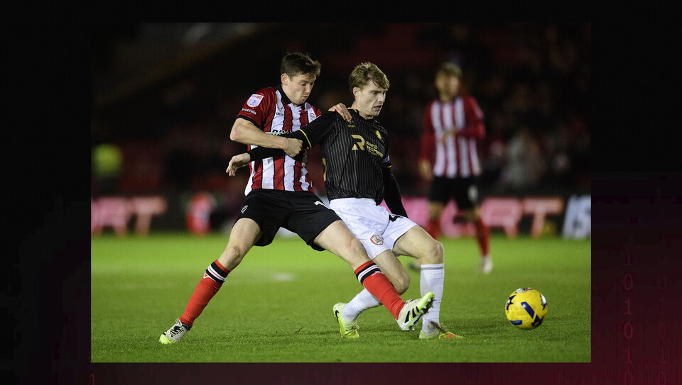 A match action image from City’s game vs Barnsley