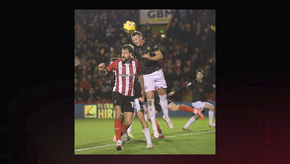 A match action image from City’s game vs Barnsley