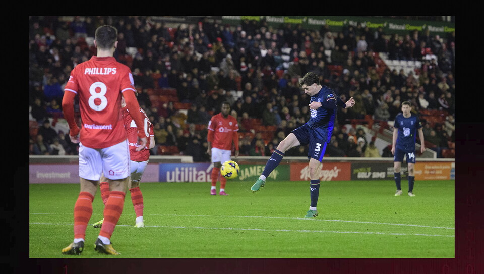 A match image from City’s 2-0 win at Barnsley
