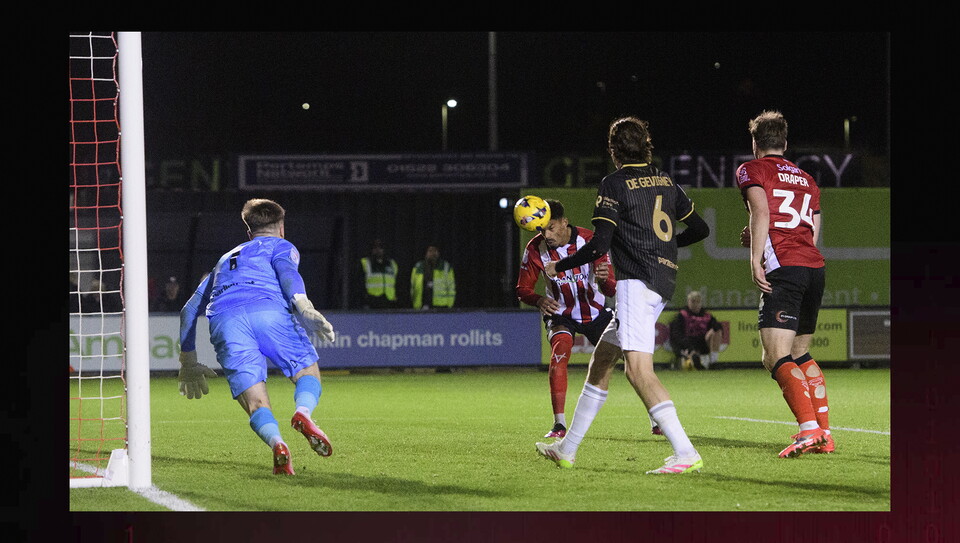 A match action image from City’s game vs Barnsley