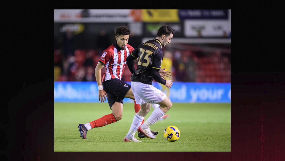 A match action image from City’s game vs Barnsley
