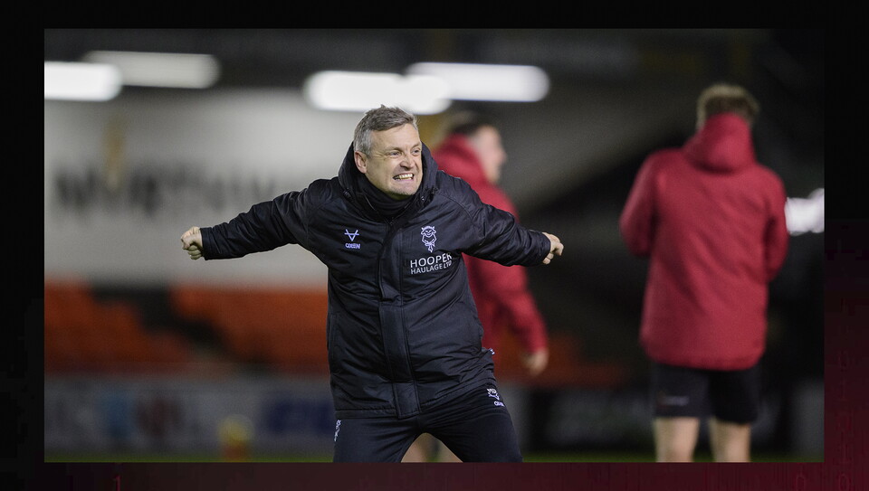A match action image from City’s game vs Barnsley