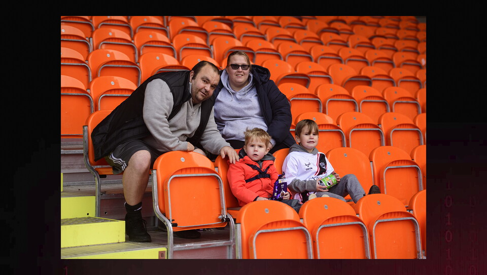 Lincoln City fans in the crowd