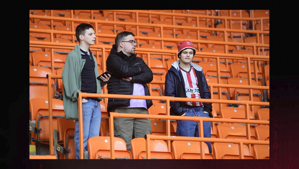 Lincoln City fans in the crowd