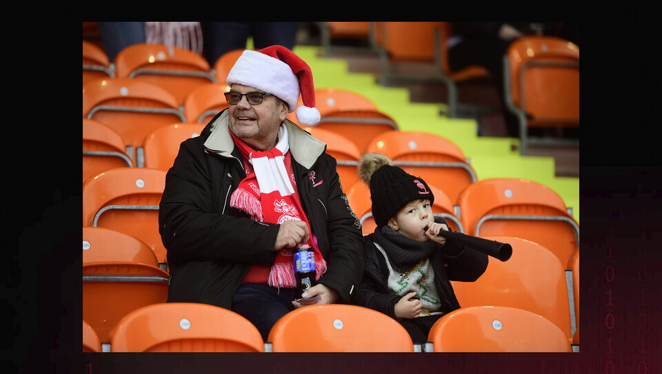 Lincoln City fans in the crowd