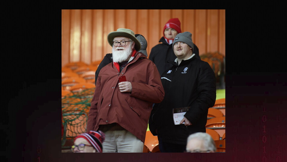 Lincoln City fans in the crowd