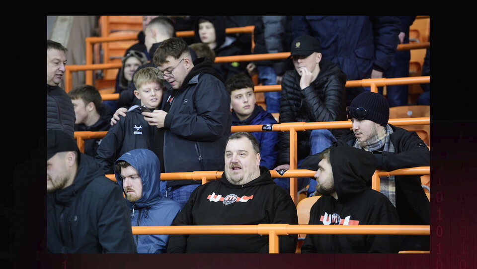 Lincoln City fans in the crowd