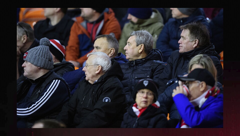 Lincoln City fans in the crowd