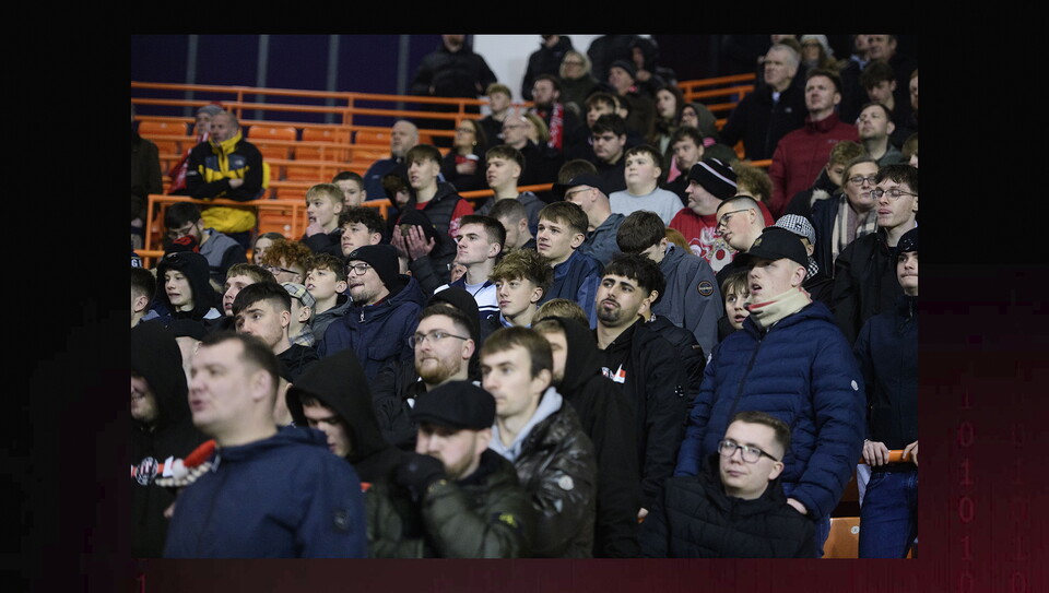 Lincoln City fans in the crowd