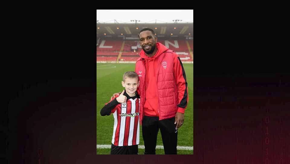 A matchday experience image from the Imps’ 2-1 home win over Cardiff City