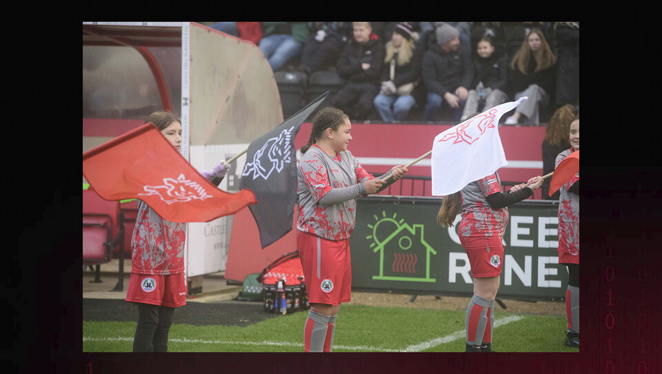 A matchday experience image from the Imps’ 2-1 home win over Cardiff City