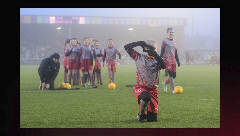 A matchday experience image from the Imps’ 2-1 home win over Cardiff City