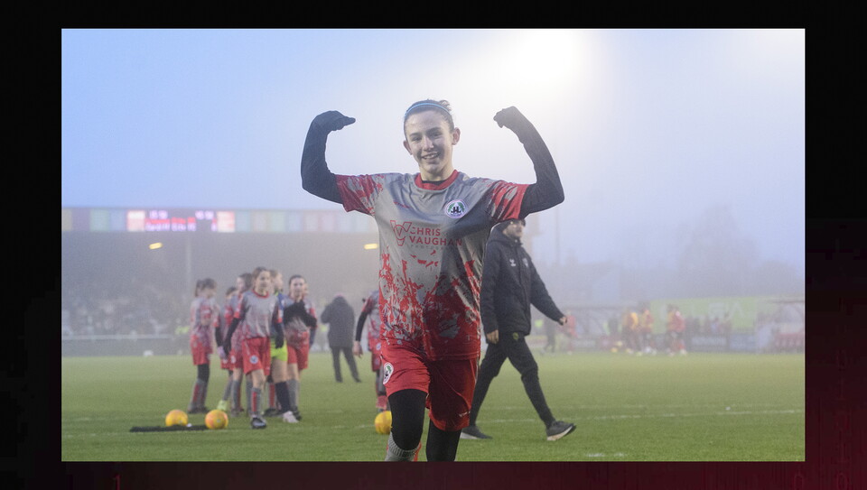 A matchday experience image from the Imps’ 2-1 home win over Cardiff City