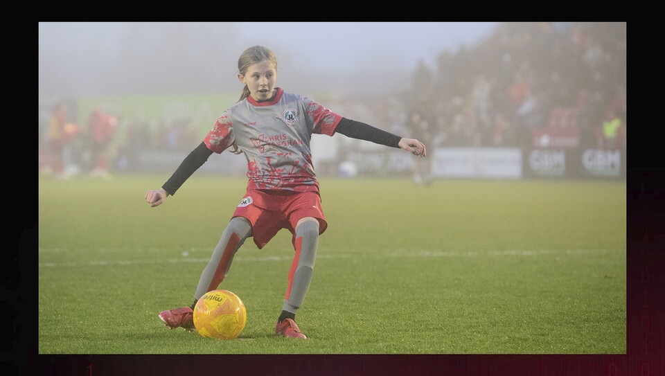 A matchday experience image from the Imps’ 2-1 home win over Cardiff City