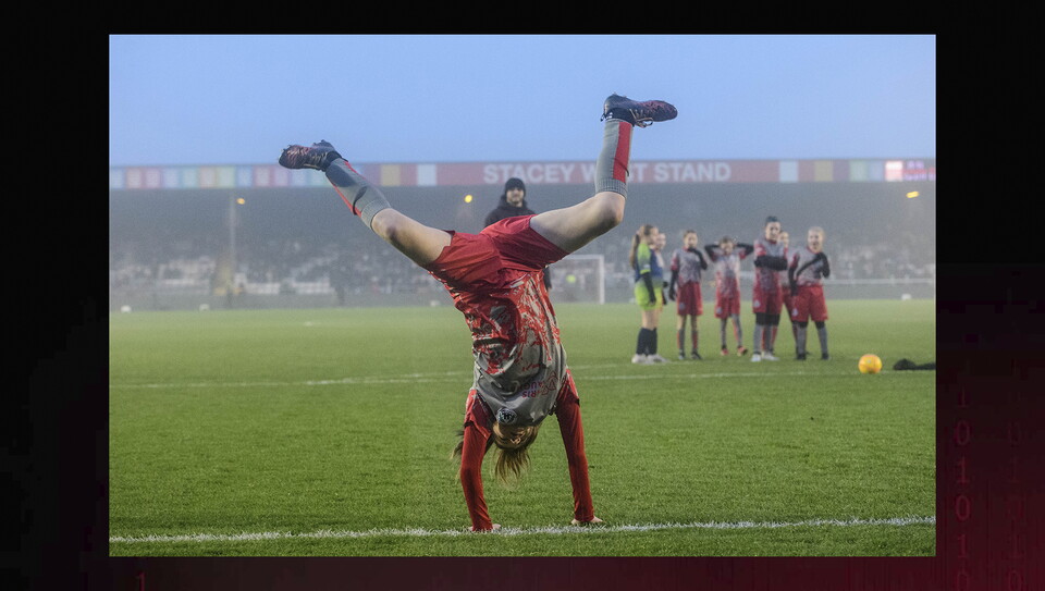 A matchday experience image from the Imps’ 2-1 home win over Cardiff City