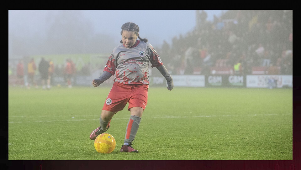 A matchday experience image from the Imps’ 2-1 home win over Cardiff City