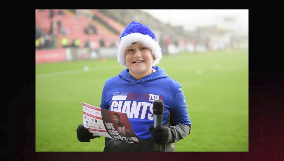 A fans photo from City’s 2-1 home win over Cardiff City.