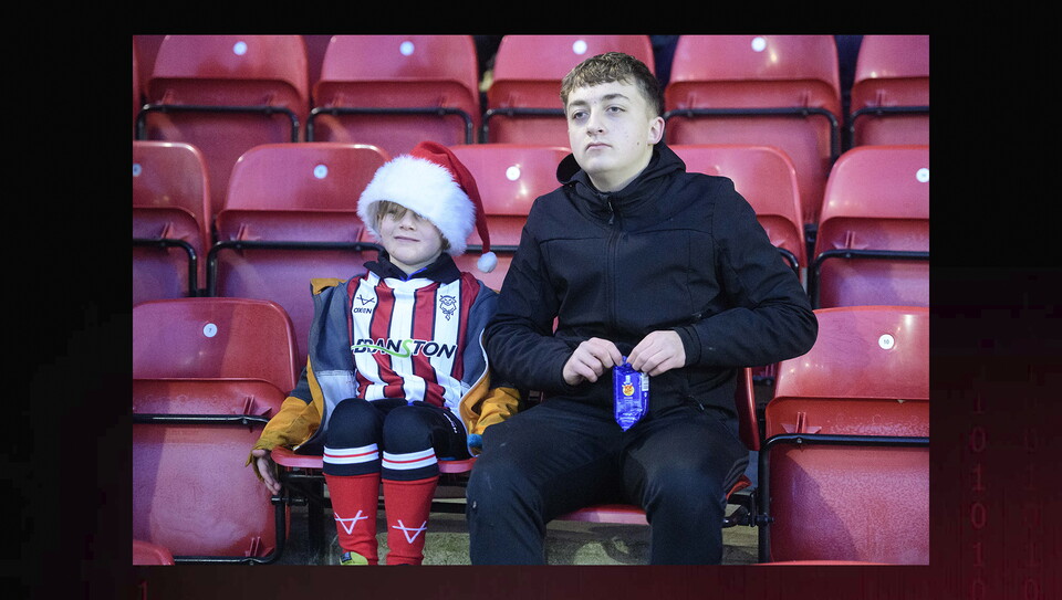 A fans photo from City’s 2-1 home win over Cardiff City.
