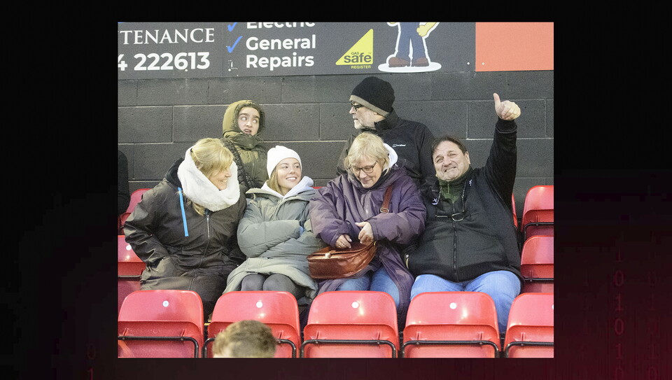 A fans photo from City’s 2-1 home win over Cardiff City.