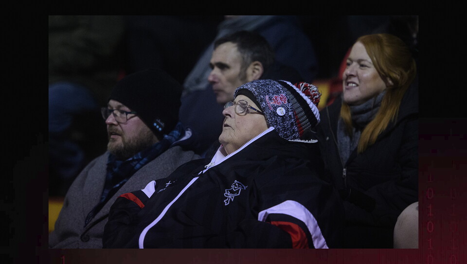 A fans photo from City’s 2-1 home win over Cardiff City.